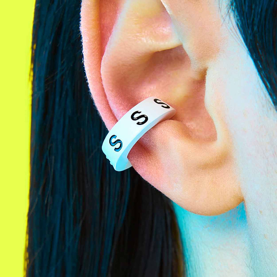 Size Ear Cuff - White / S