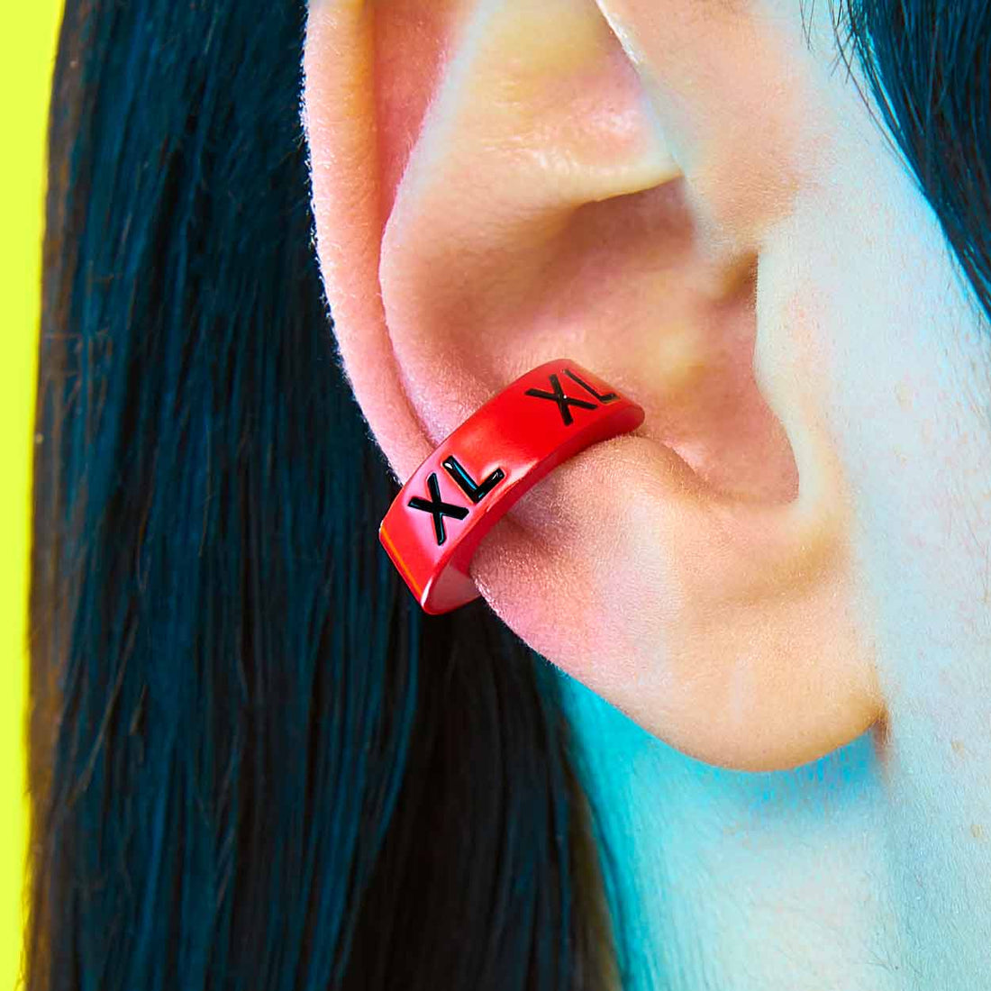 Size Ear Cuff - Red / XL