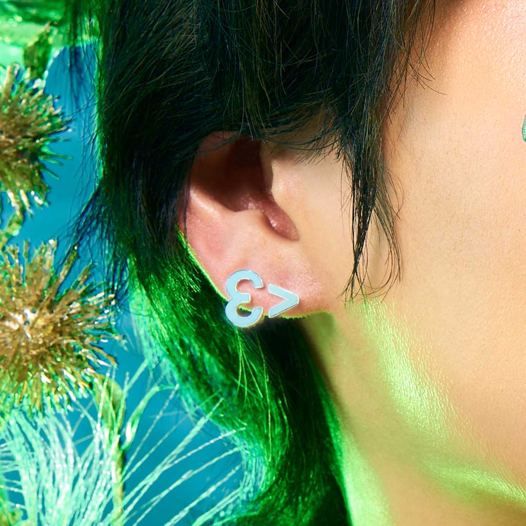 Less Than Three Earrings