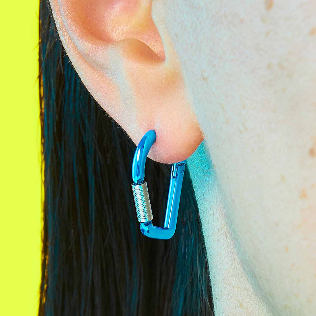 Mini Carabiner Earring