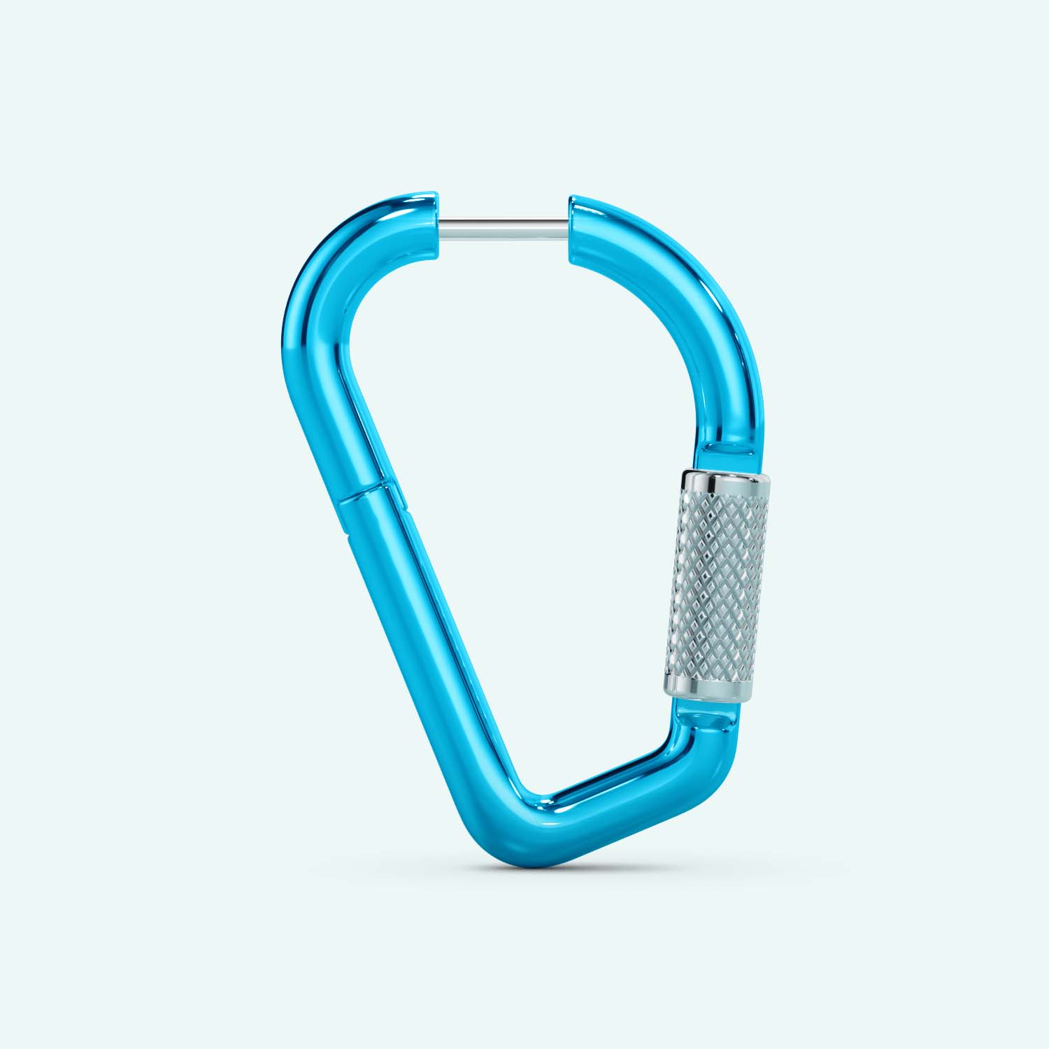 Mini Carabiner Earring